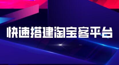 快速搭建淘宝客平台，3天即可完成专属自己的淘宝客平台插图