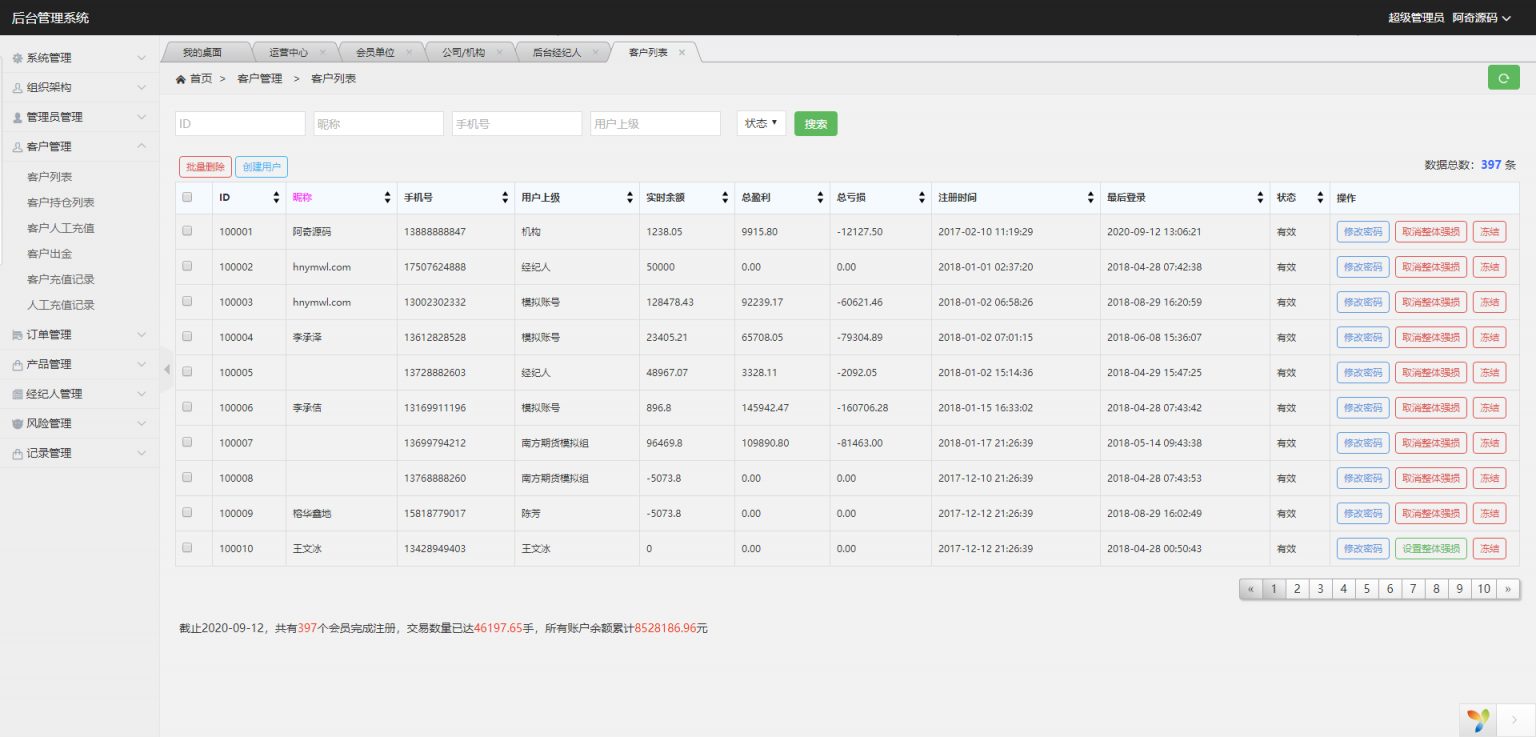 【美金点位盘】金融外汇交易所带风控功能源码插图13