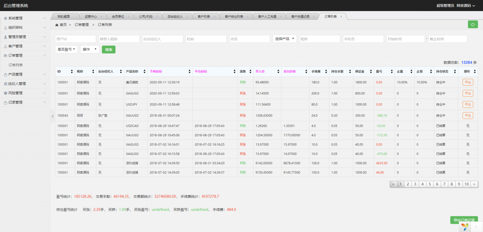 【美金点位盘】金融外汇交易所带风控功能源码插图17