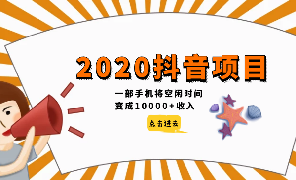 2020抖音项目，一部手机将空闲时间变成10000+收入插图