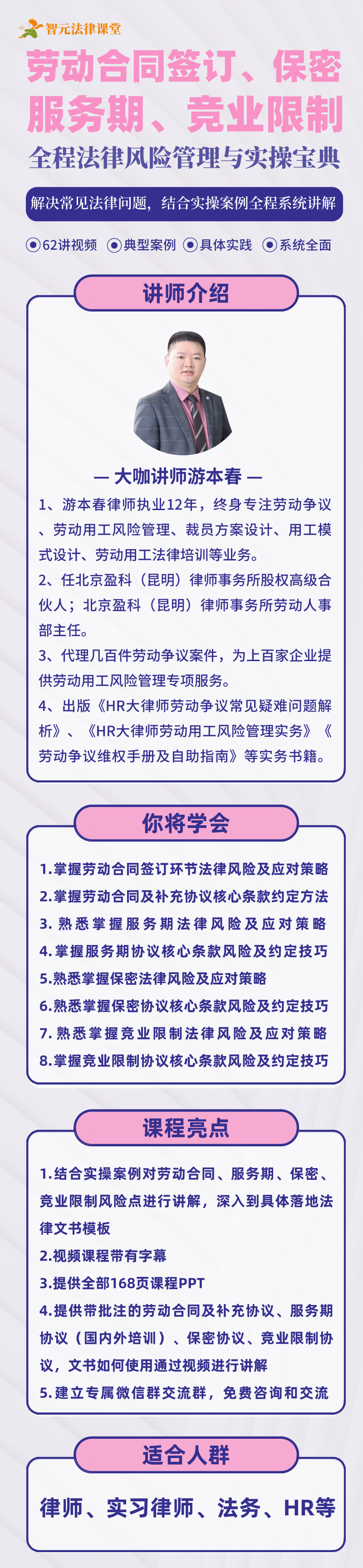 劳动合同签订、服务期、保密、竞业限制全程法律风险管理与实操宝典插图