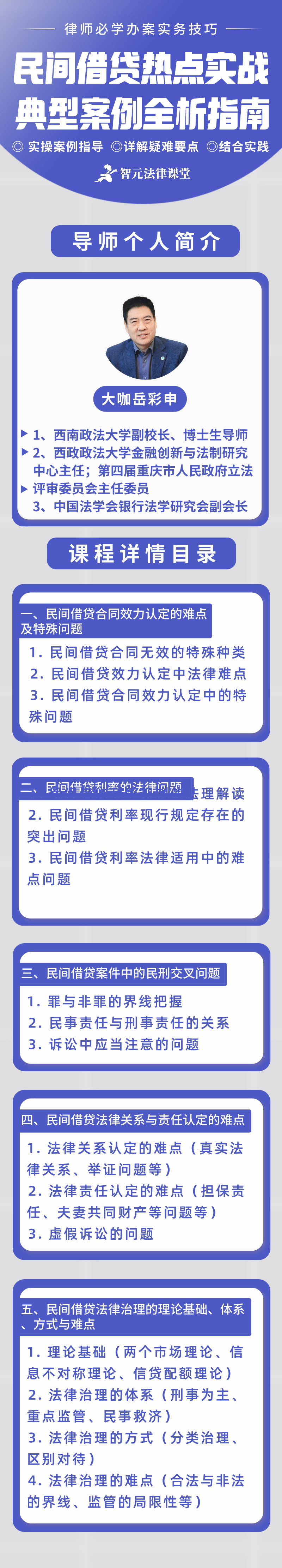 岳彩申教授：民间借贷热点实战典型案例全析指南插图