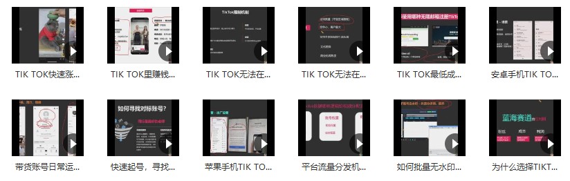 Seven漆·2022Tiktok从小白到精英实操特训营插图