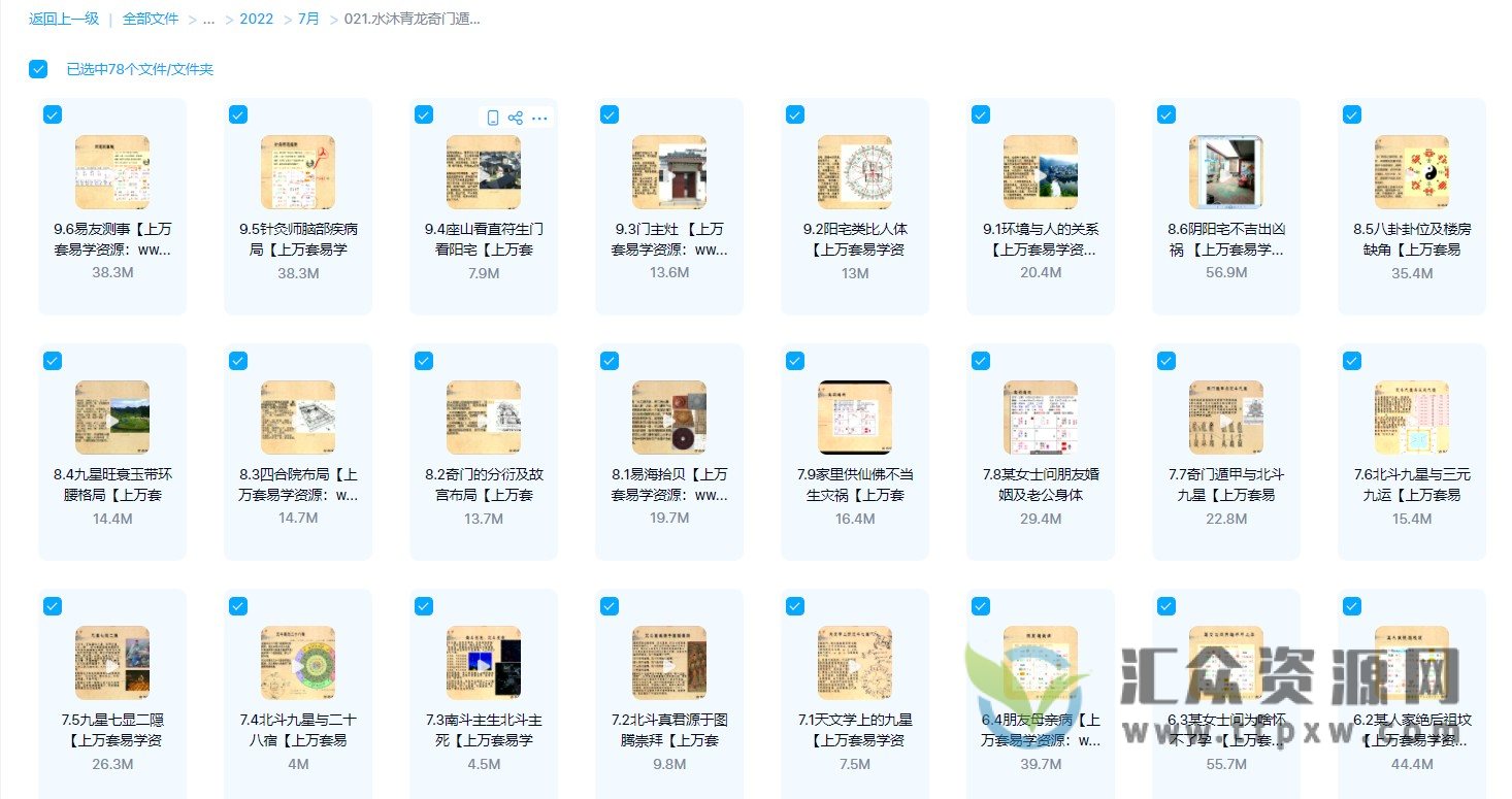 水沐青龙《奇门遁甲》78讲视频课程插图1