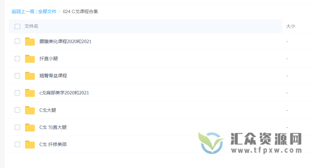 私教C戈体态矫正2021-2022课程合集（小腿、大腿、腰腹、臀部、肩部）插图