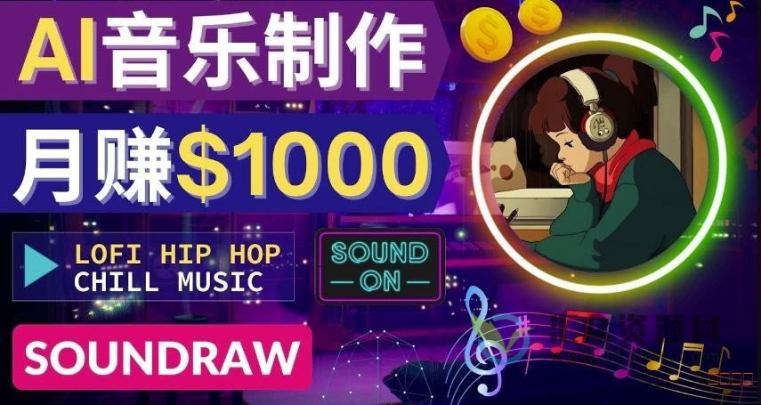 无需任何音乐基础： 即可使用AI软件制作Lofi Hip Hop Chill Music 月赚1000美刀插图