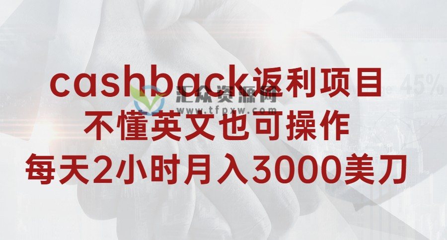 国外cashback平台返利项目：不懂英文也可操作，每天2小时月入3000美刀+插图