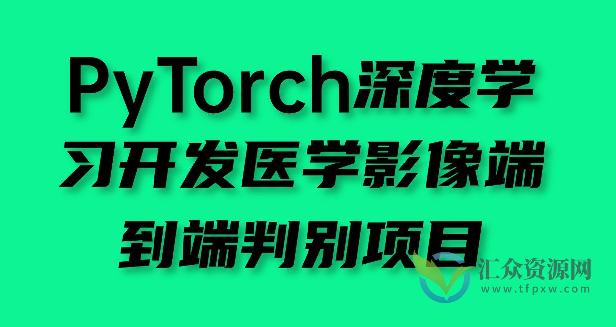 PyTorch深度学习开发医学影像端到端判别项目插图