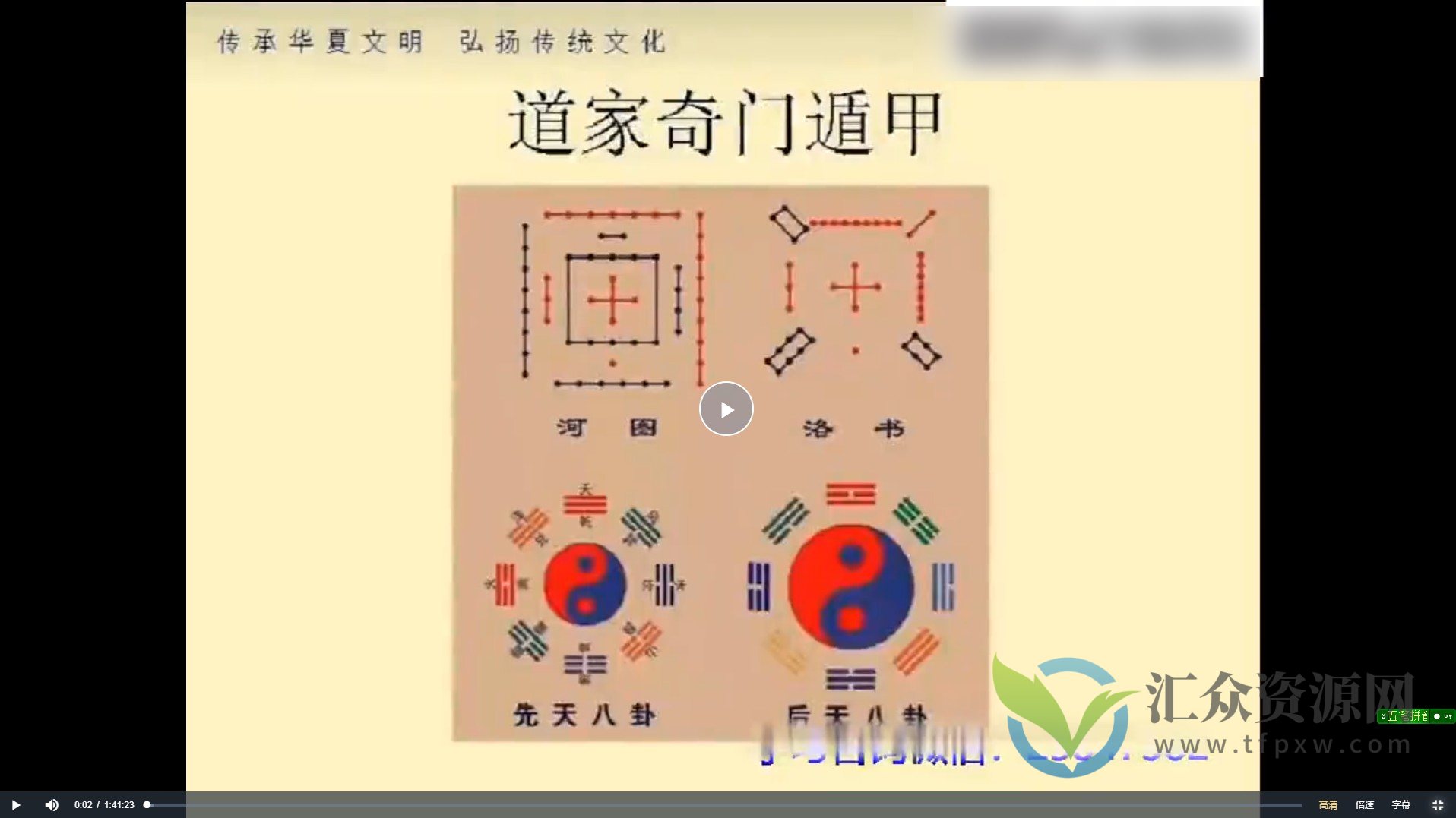 三知道道家奇门遁甲调理实战精品网课录像（视频+教材）插图