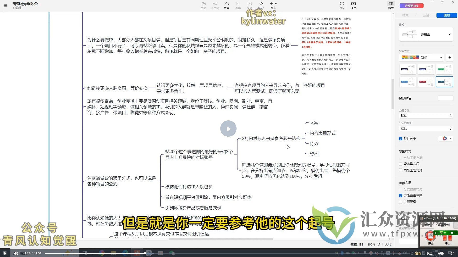 外边卖2980的创业IP课程，做私域月入5w+插图