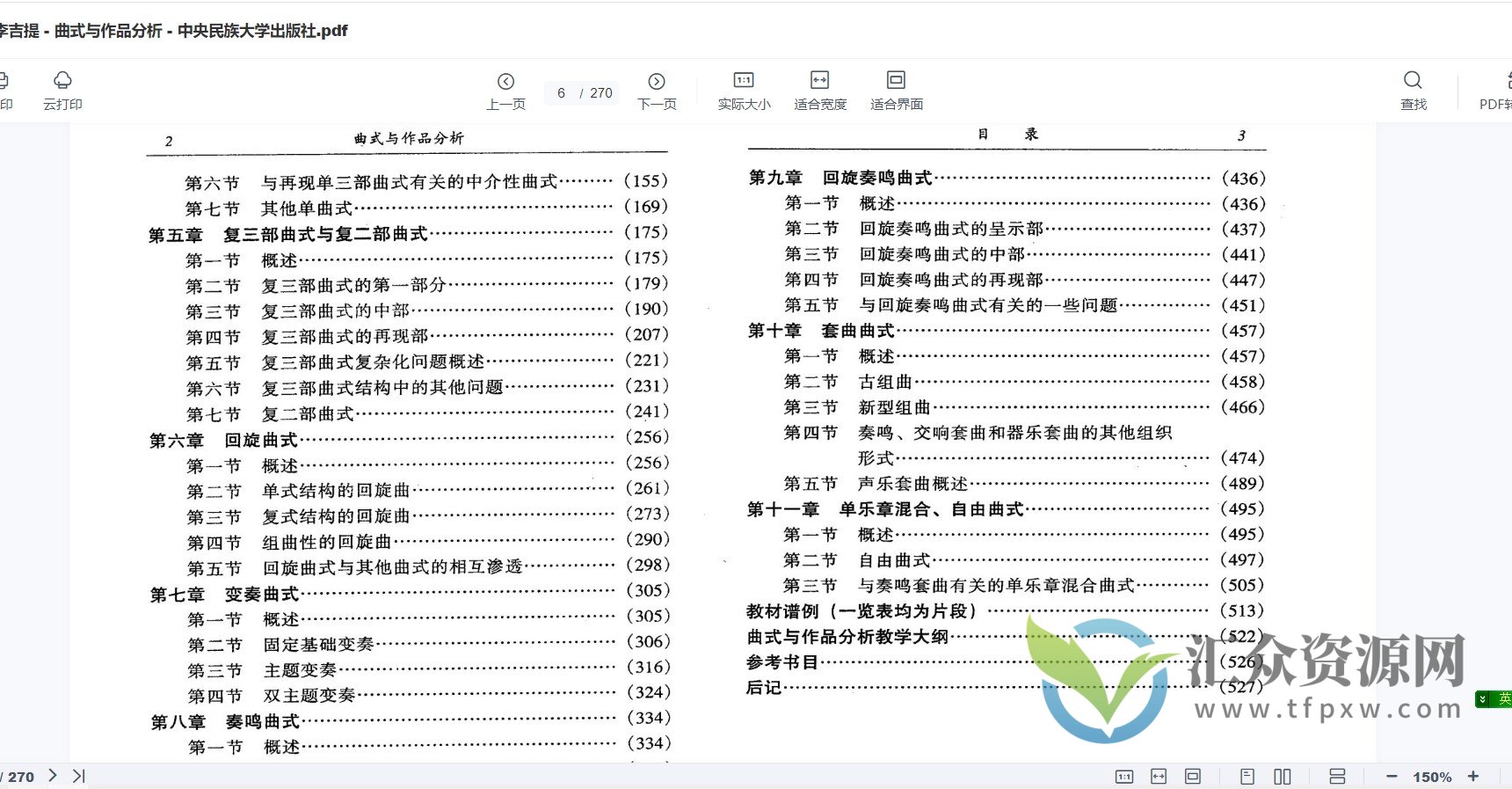 曲式与作品分析（视频+课件）插图