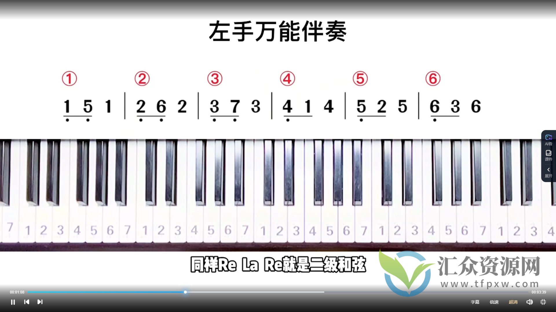 【土豆老师】土豆钢琴－零基础钢琴速成课插图2