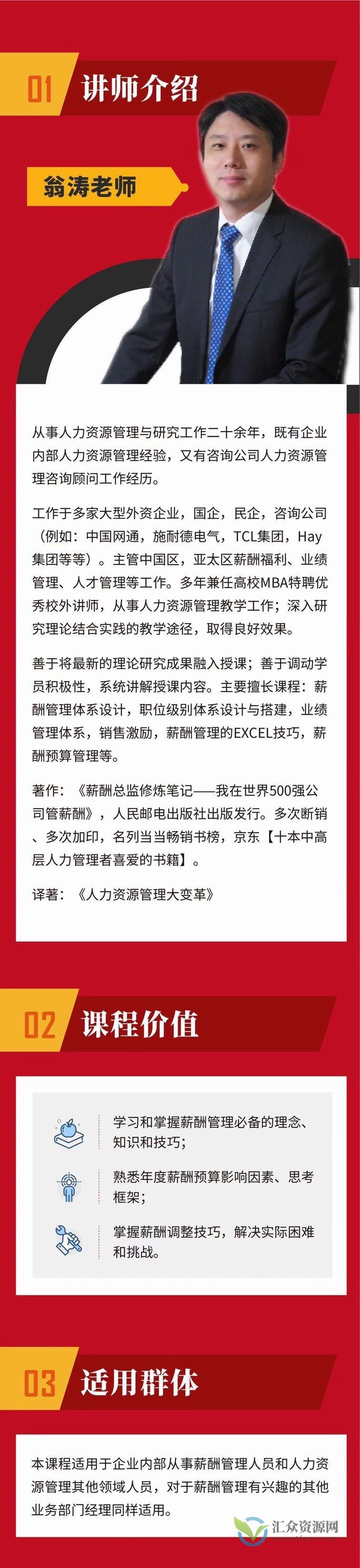 【翁涛】薪酬预算与年度调薪实战训练营－薪酬预算 与年度调薪插图